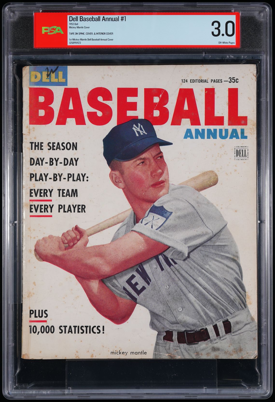 1953 Mickey Mantle PSA Rookie Cover Magazine