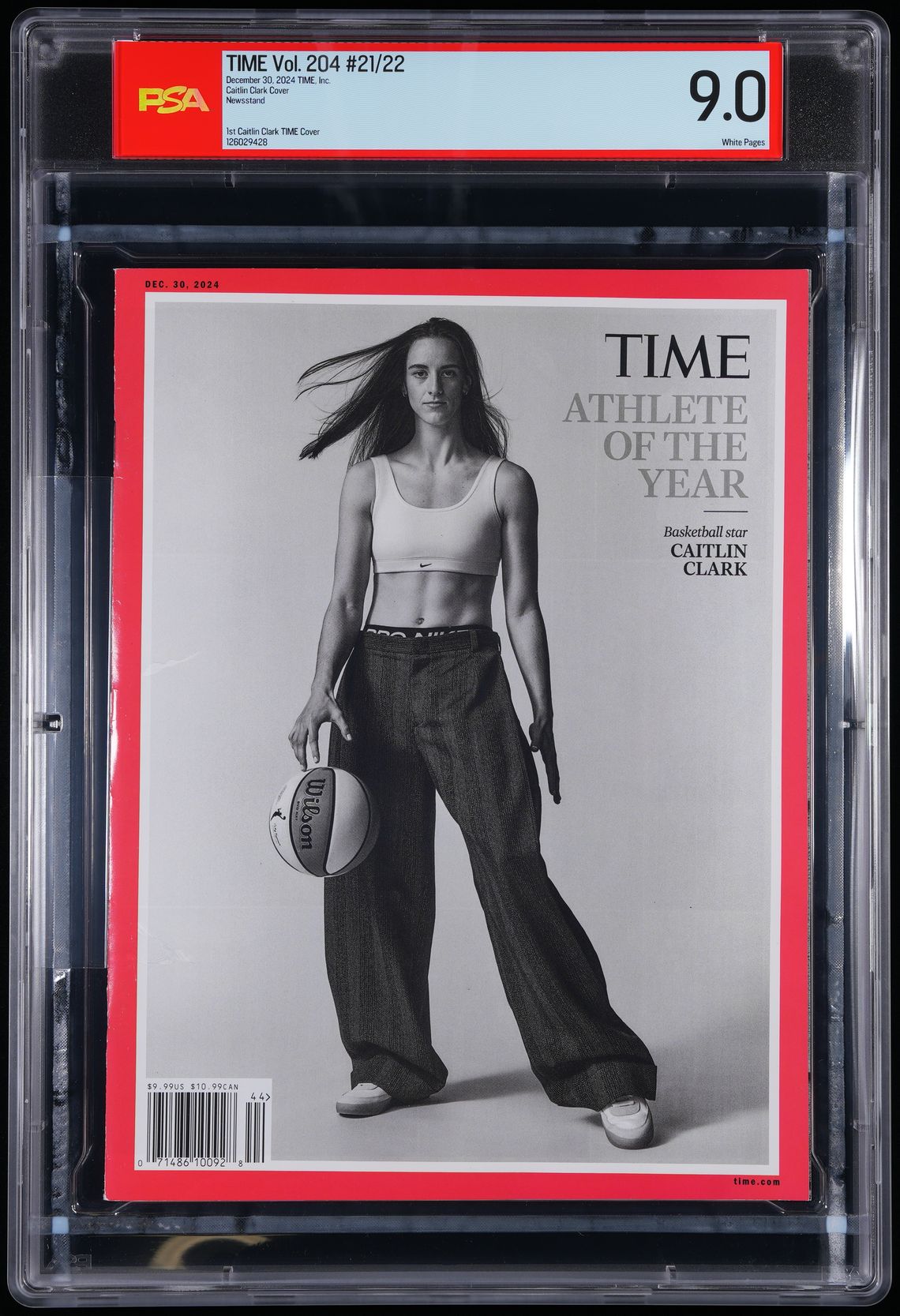 Caitlin Clark 2024 Time Magazine Athlete of the Year